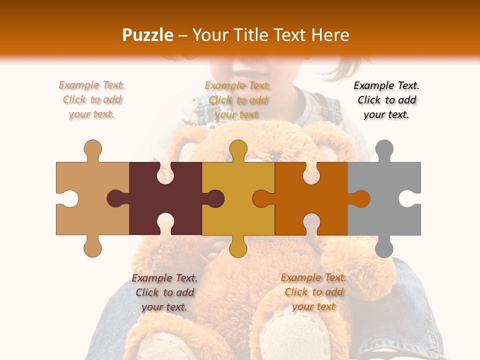 Pretty Toddler Giocattolo PowerPoint Template