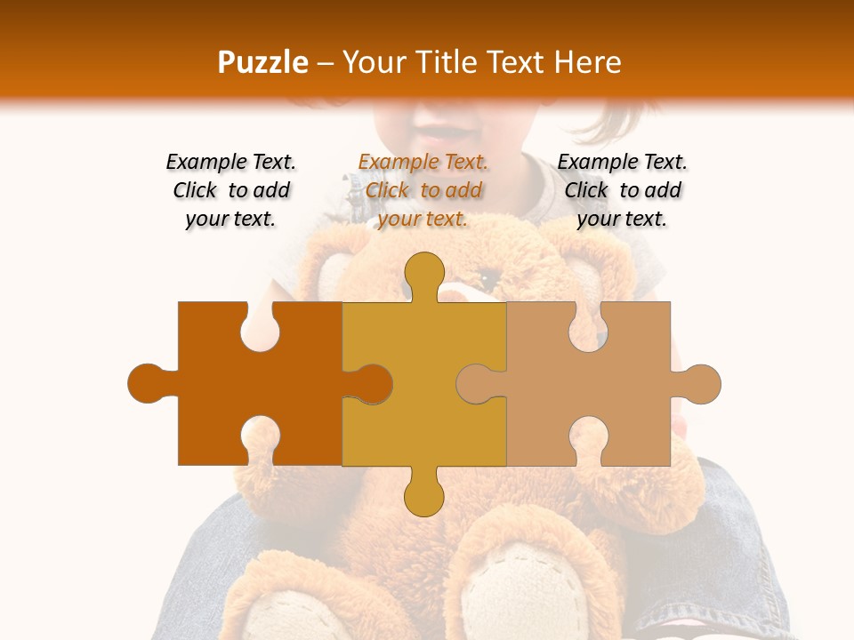 Pretty Toddler Giocattolo PowerPoint Template