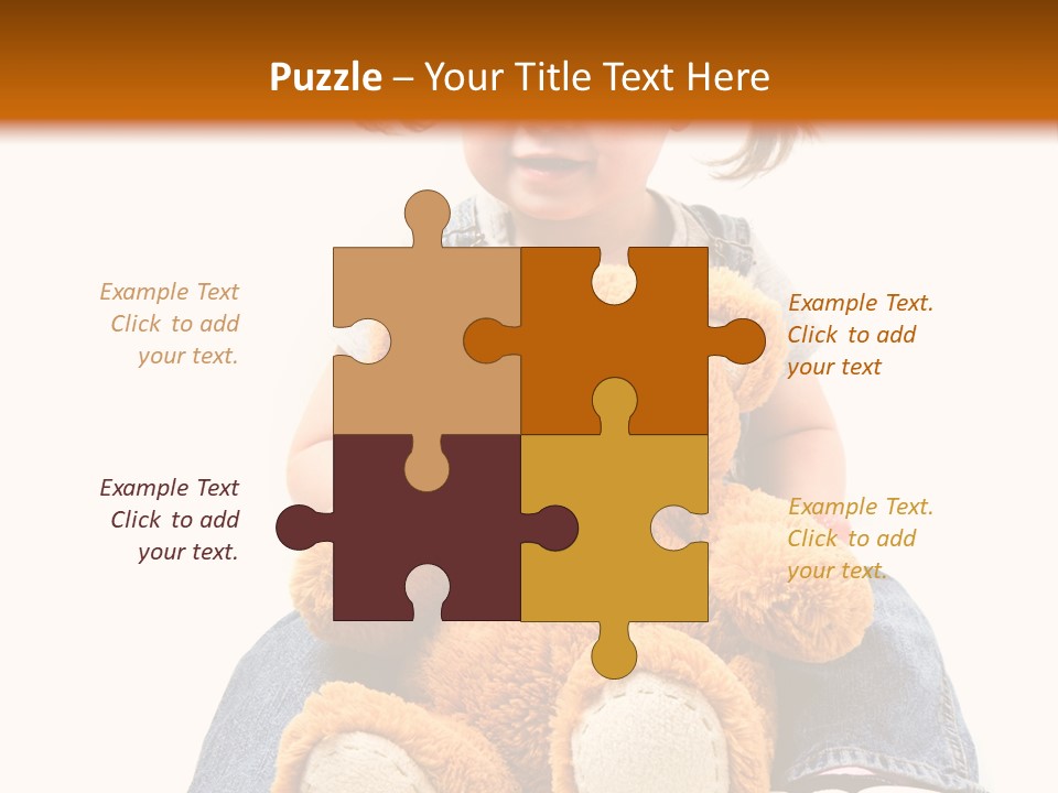 Pretty Toddler Giocattolo PowerPoint Template
