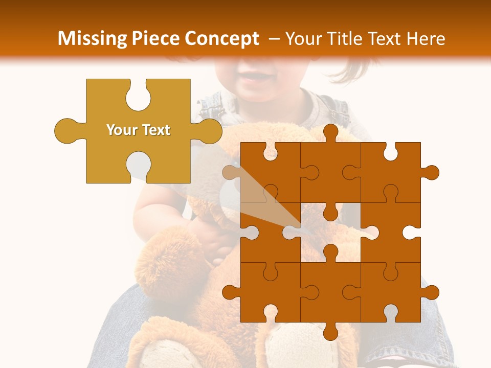 Pretty Toddler Giocattolo PowerPoint Template