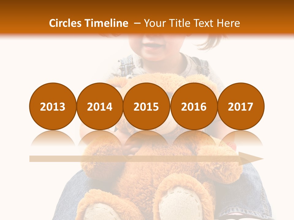 Pretty Toddler Giocattolo PowerPoint Template