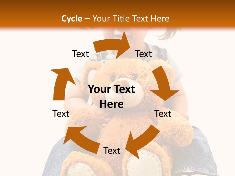 Pretty Toddler Giocattolo PowerPoint Template