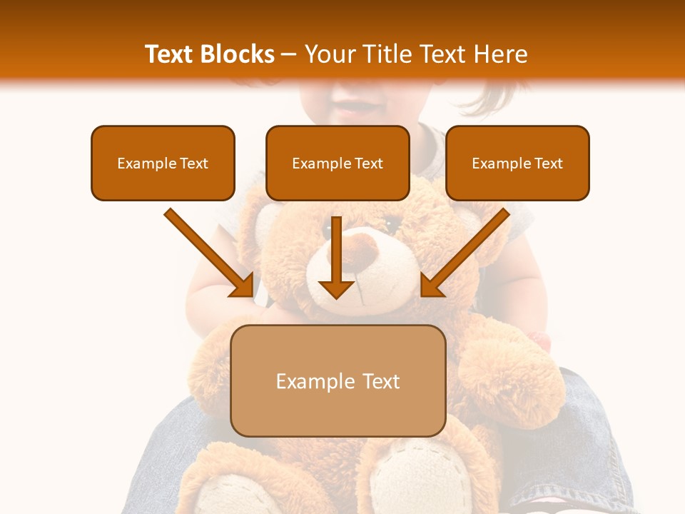 Pretty Toddler Giocattolo PowerPoint Template