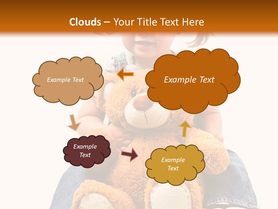 Pretty Toddler Giocattolo PowerPoint Template