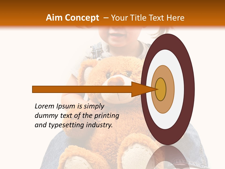 Pretty Toddler Giocattolo PowerPoint Template