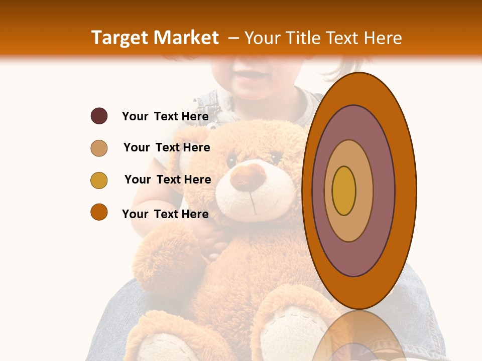 Pretty Toddler Giocattolo PowerPoint Template