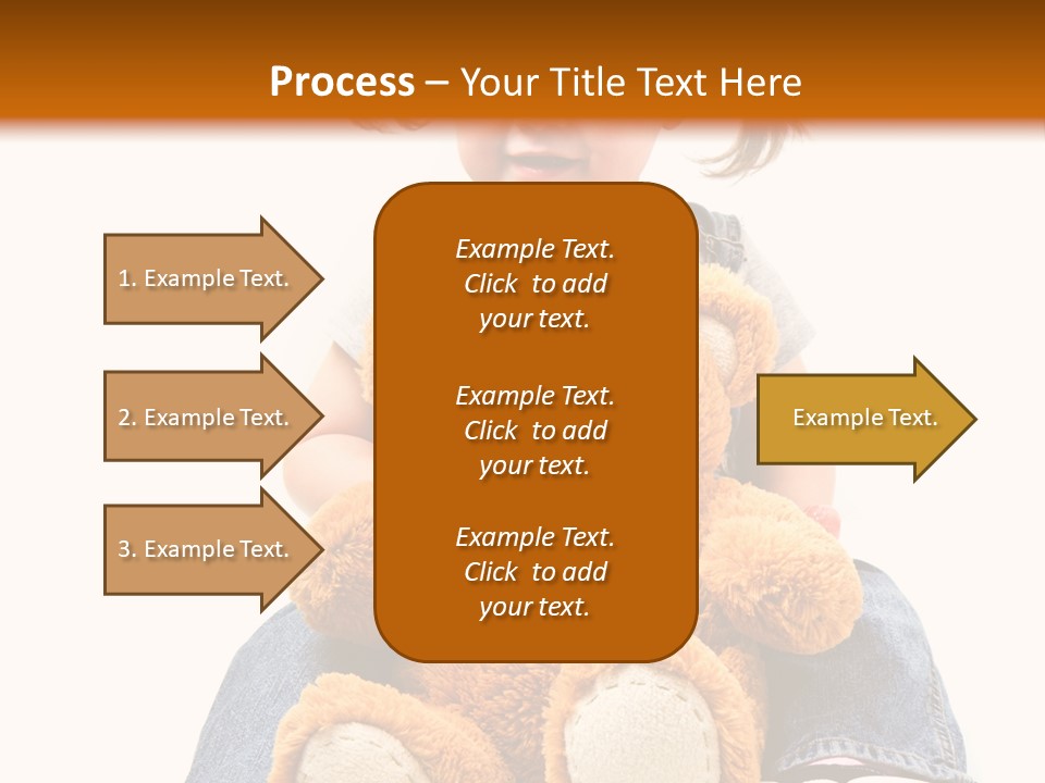Pretty Toddler Giocattolo PowerPoint Template