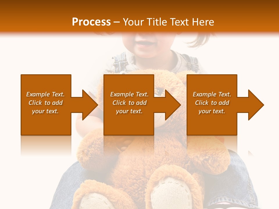 Pretty Toddler Giocattolo PowerPoint Template