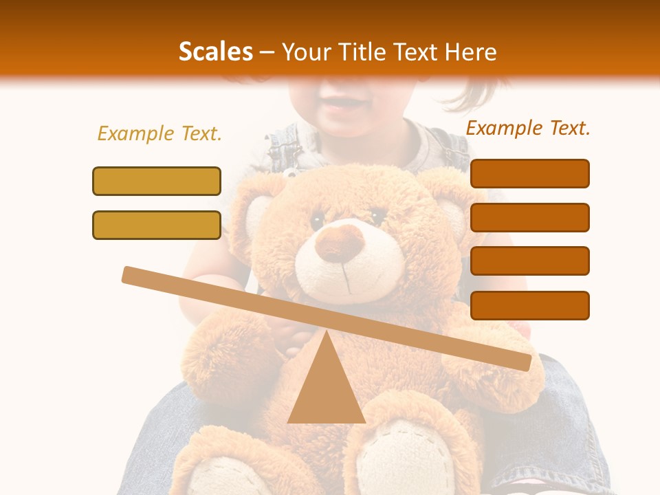 Pretty Toddler Giocattolo PowerPoint Template