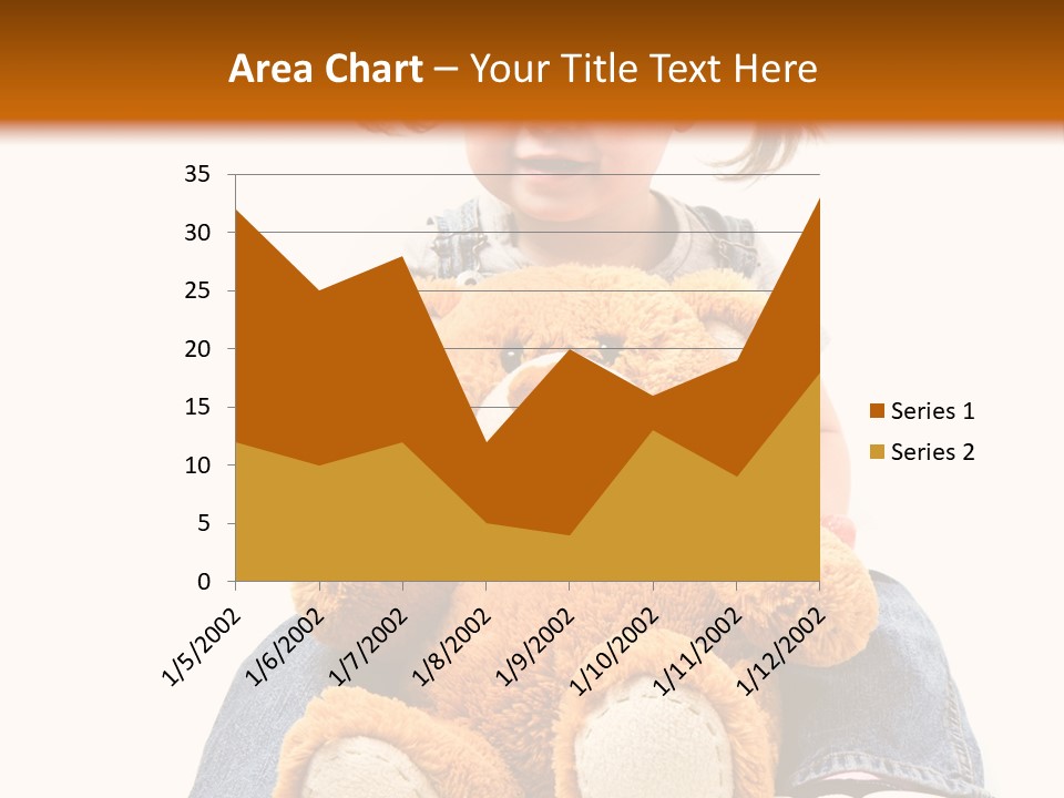 Pretty Toddler Giocattolo PowerPoint Template