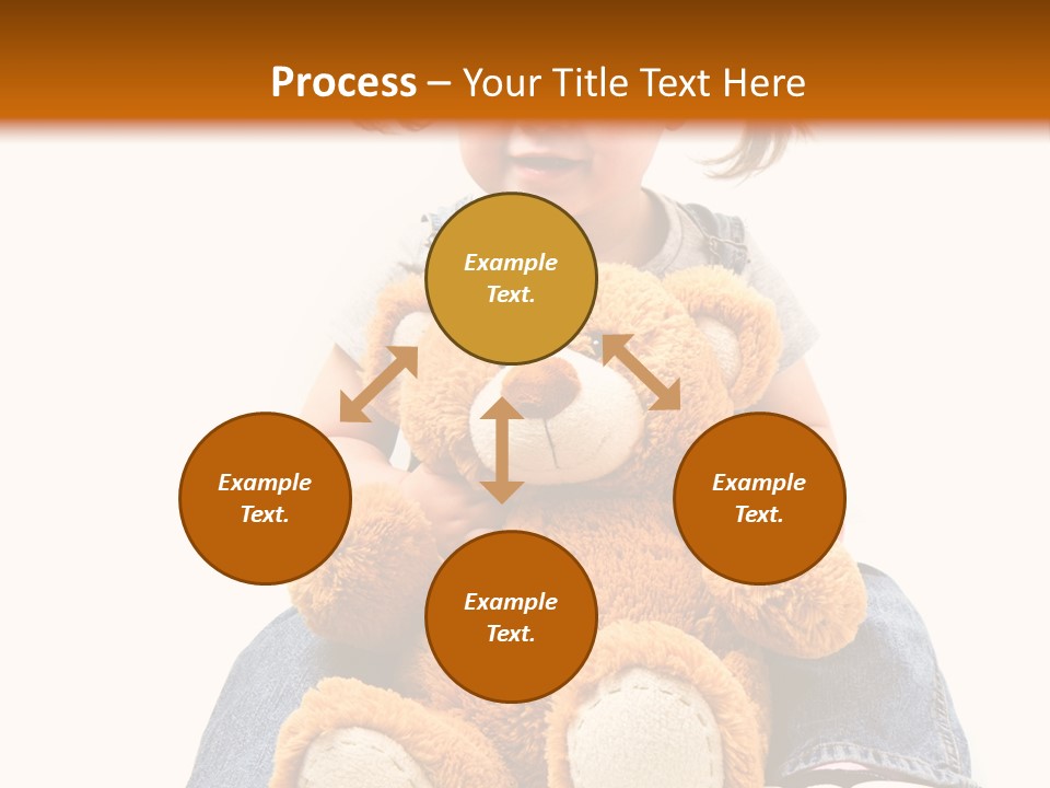 Pretty Toddler Giocattolo PowerPoint Template