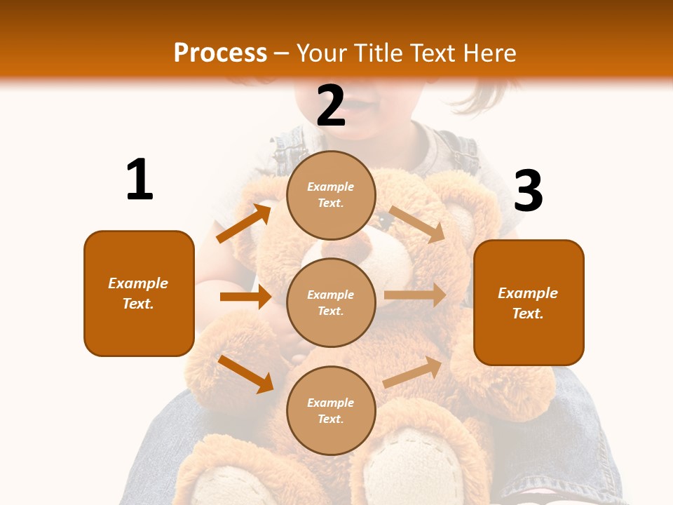 Pretty Toddler Giocattolo PowerPoint Template