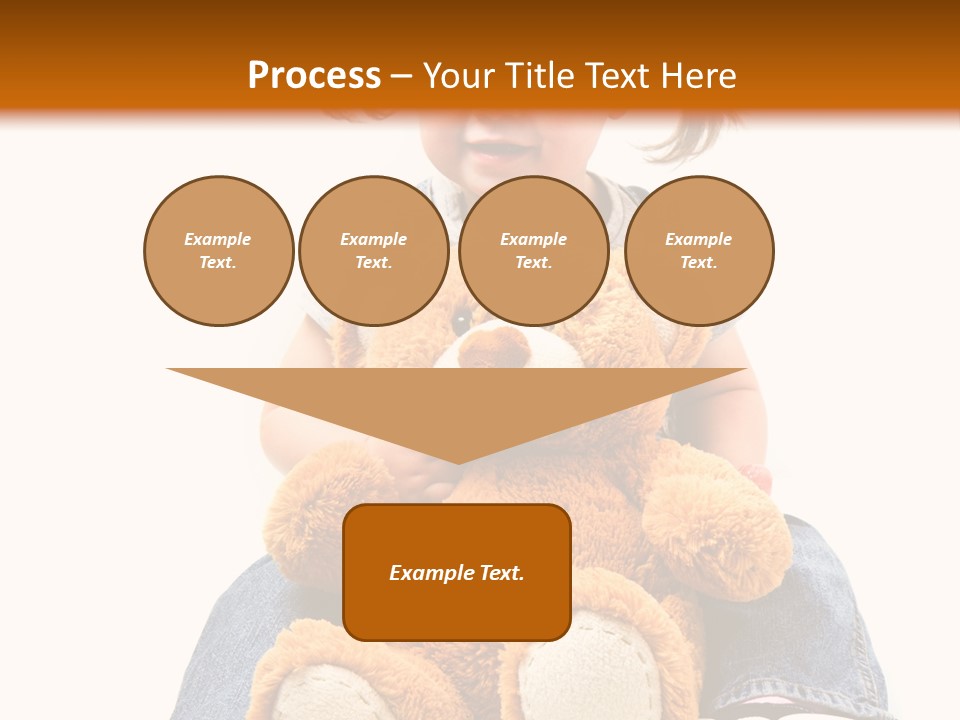 Pretty Toddler Giocattolo PowerPoint Template