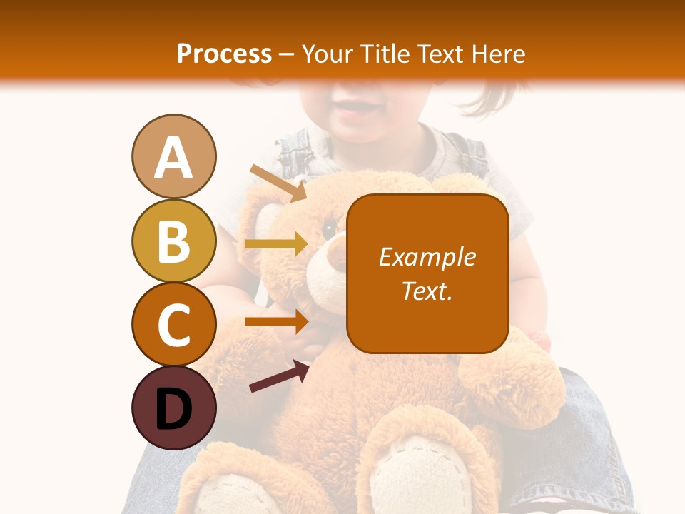 Pretty Toddler Giocattolo PowerPoint Template