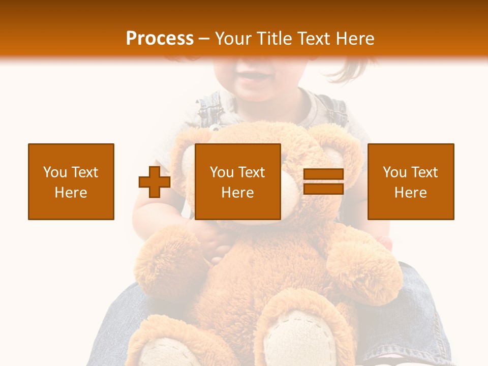 Pretty Toddler Giocattolo PowerPoint Template