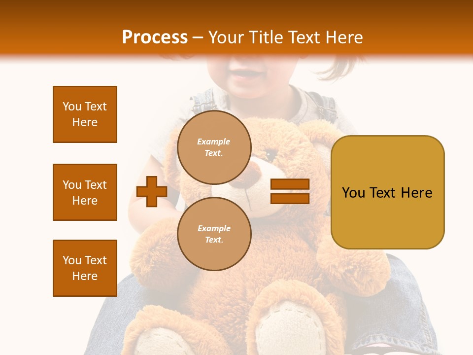 Pretty Toddler Giocattolo PowerPoint Template