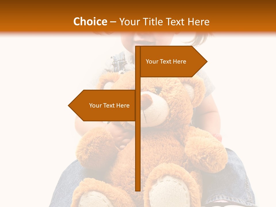 Pretty Toddler Giocattolo PowerPoint Template