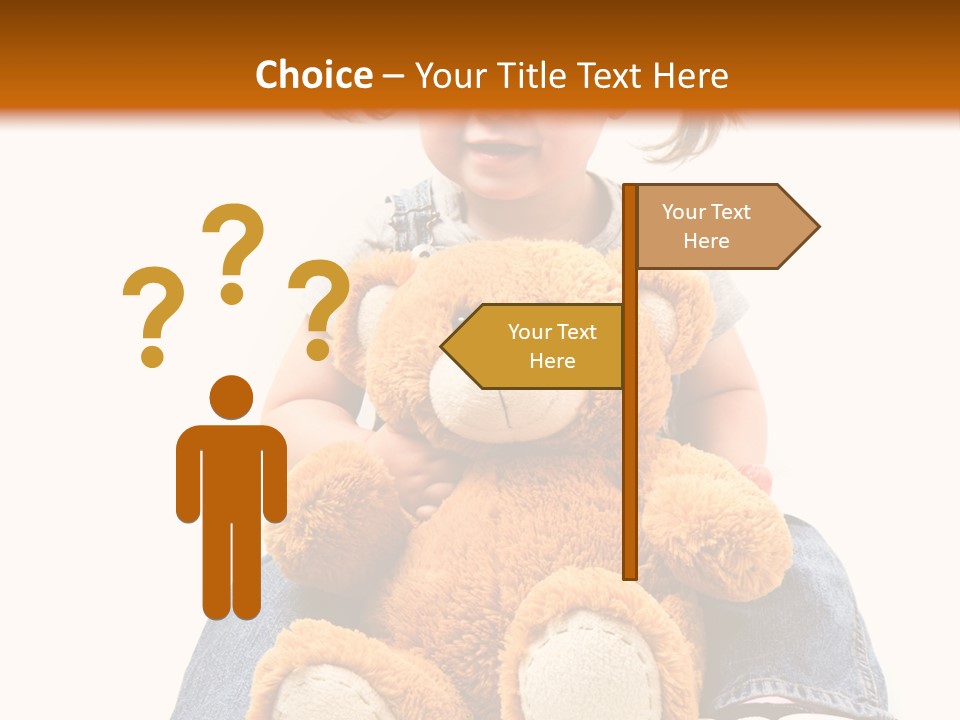 Pretty Toddler Giocattolo PowerPoint Template