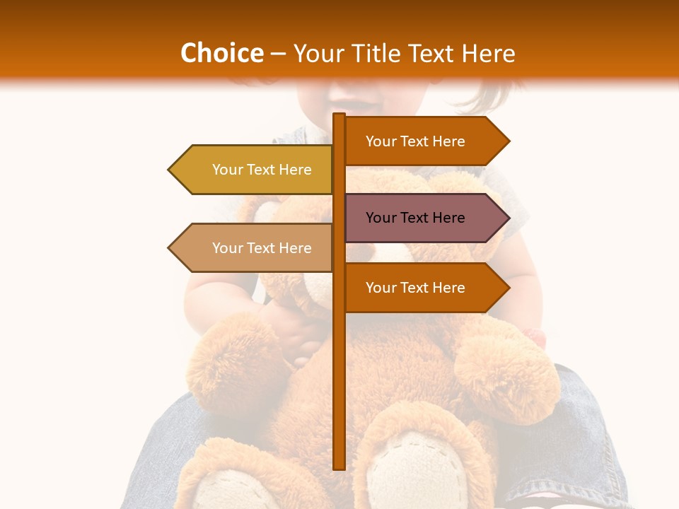 Pretty Toddler Giocattolo PowerPoint Template