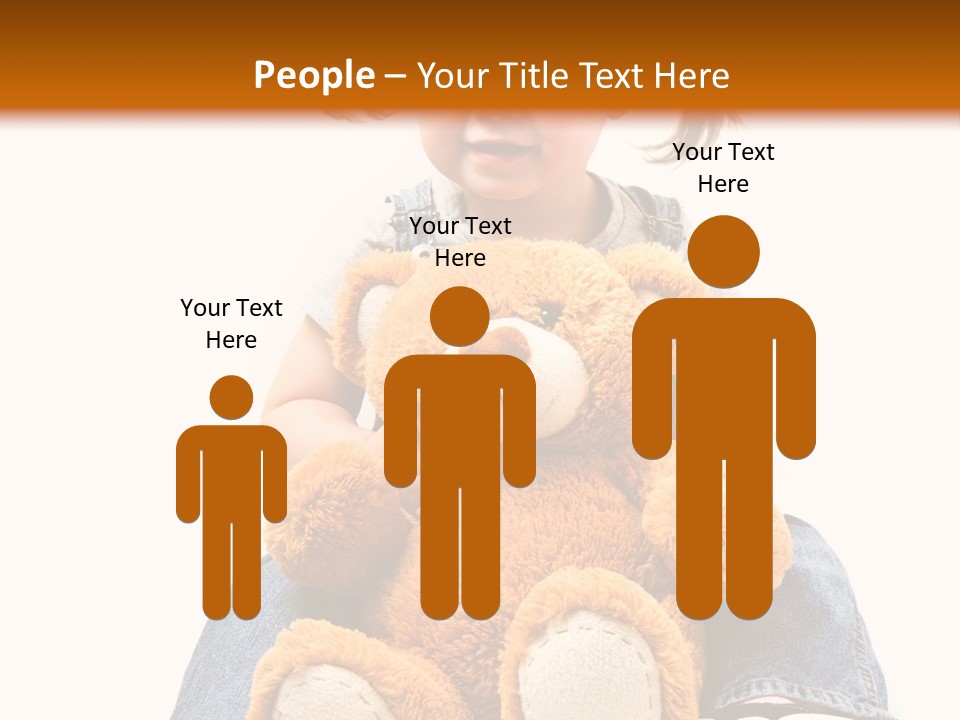 Pretty Toddler Giocattolo PowerPoint Template