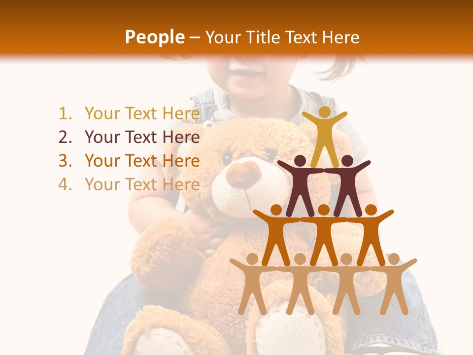 Pretty Toddler Giocattolo PowerPoint Template