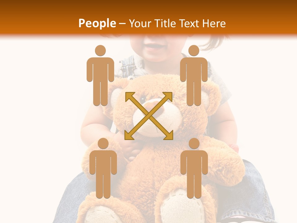 Pretty Toddler Giocattolo PowerPoint Template