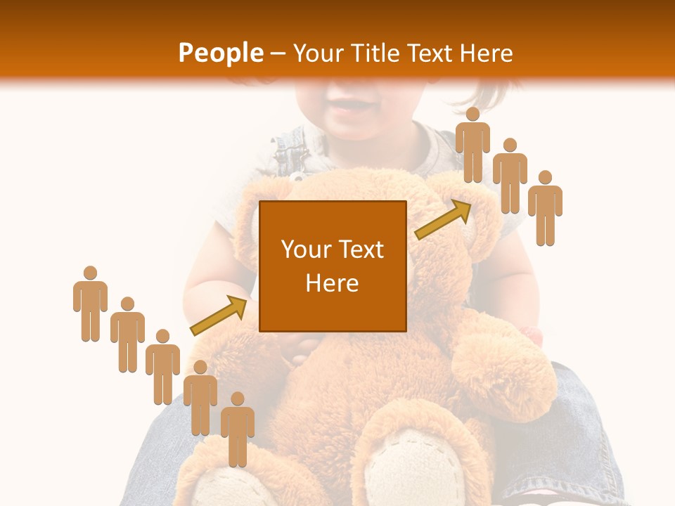 Pretty Toddler Giocattolo PowerPoint Template