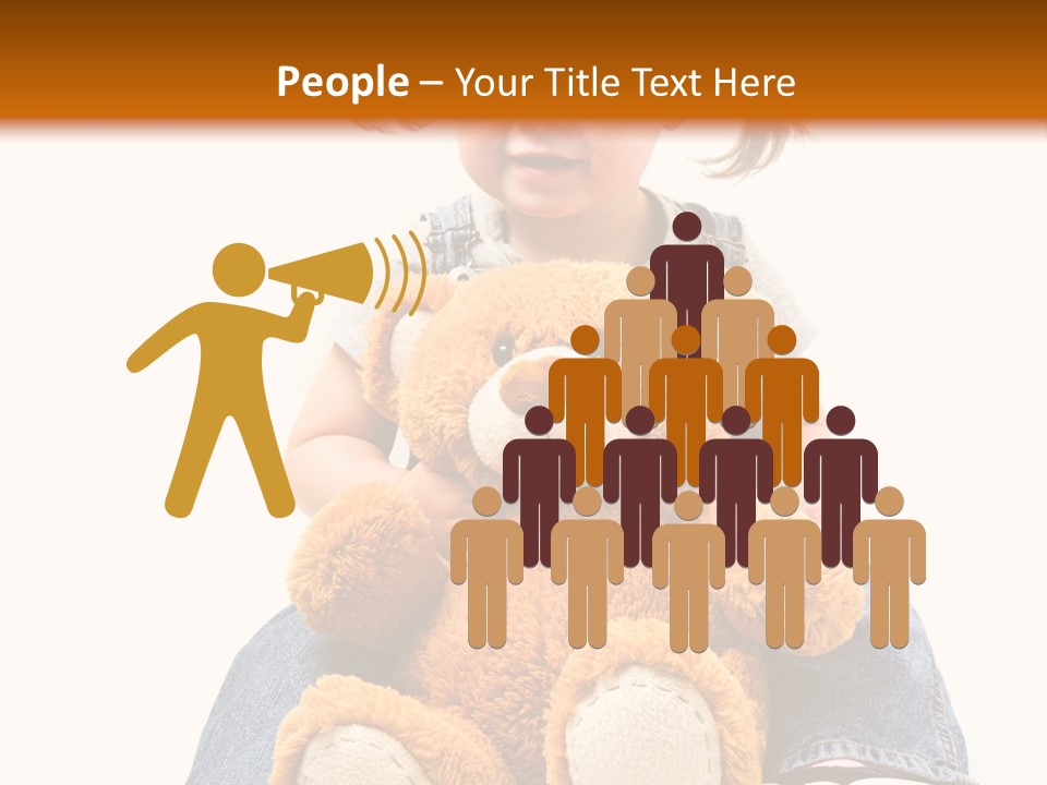 Pretty Toddler Giocattolo PowerPoint Template