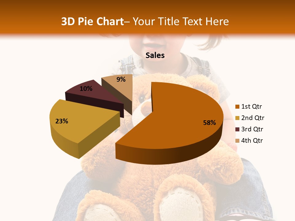 Pretty Toddler Giocattolo PowerPoint Template