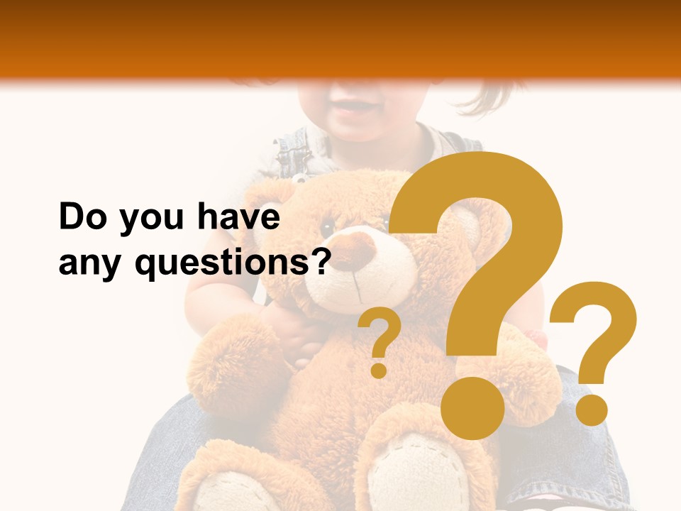 Pretty Toddler Giocattolo PowerPoint Template