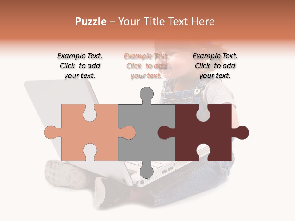 Female Looking Youth PowerPoint Template