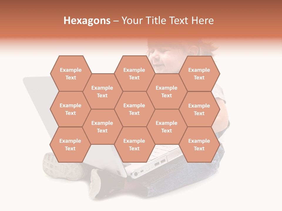 Female Looking Youth PowerPoint Template