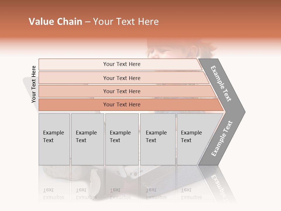Female Looking Youth PowerPoint Template