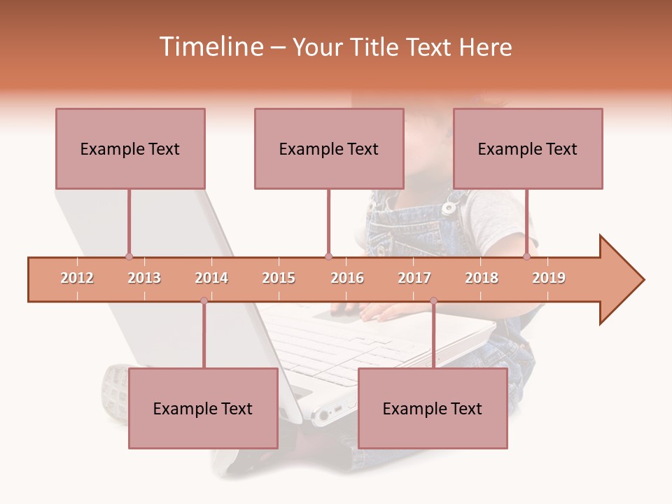 Female Looking Youth PowerPoint Template