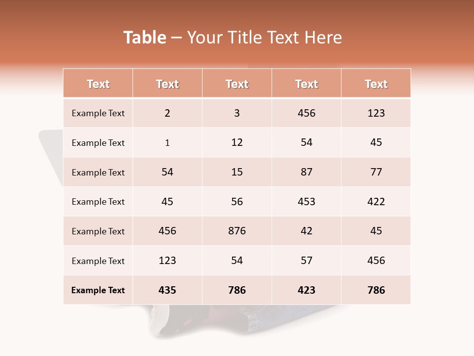 Female Looking Youth PowerPoint Template