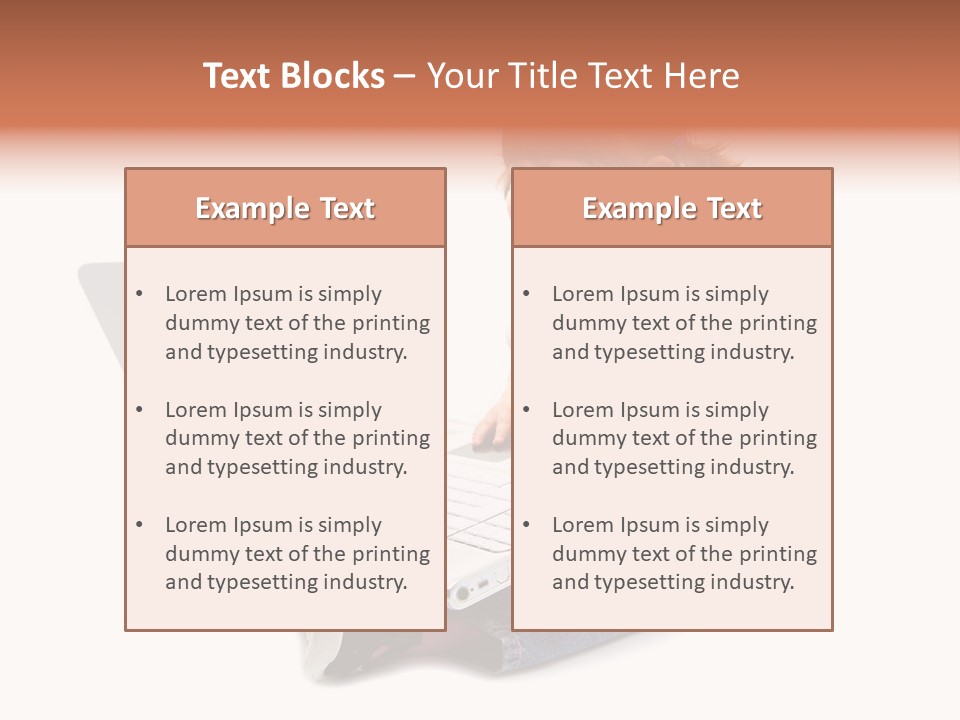 Female Looking Youth PowerPoint Template