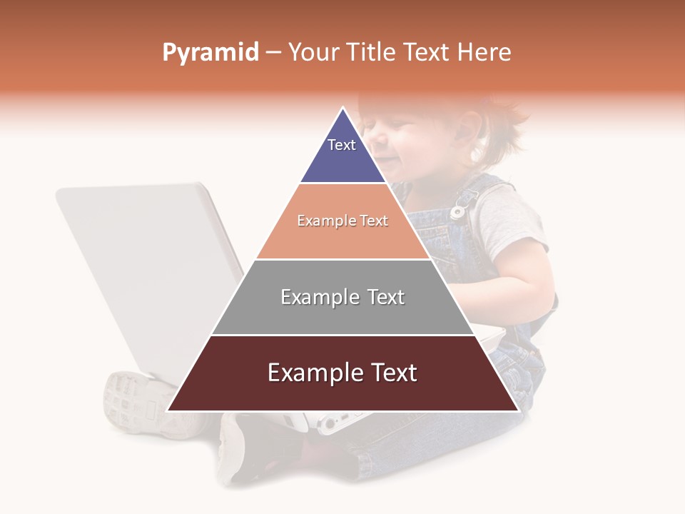 Female Looking Youth PowerPoint Template