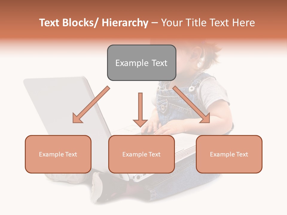 Female Looking Youth PowerPoint Template