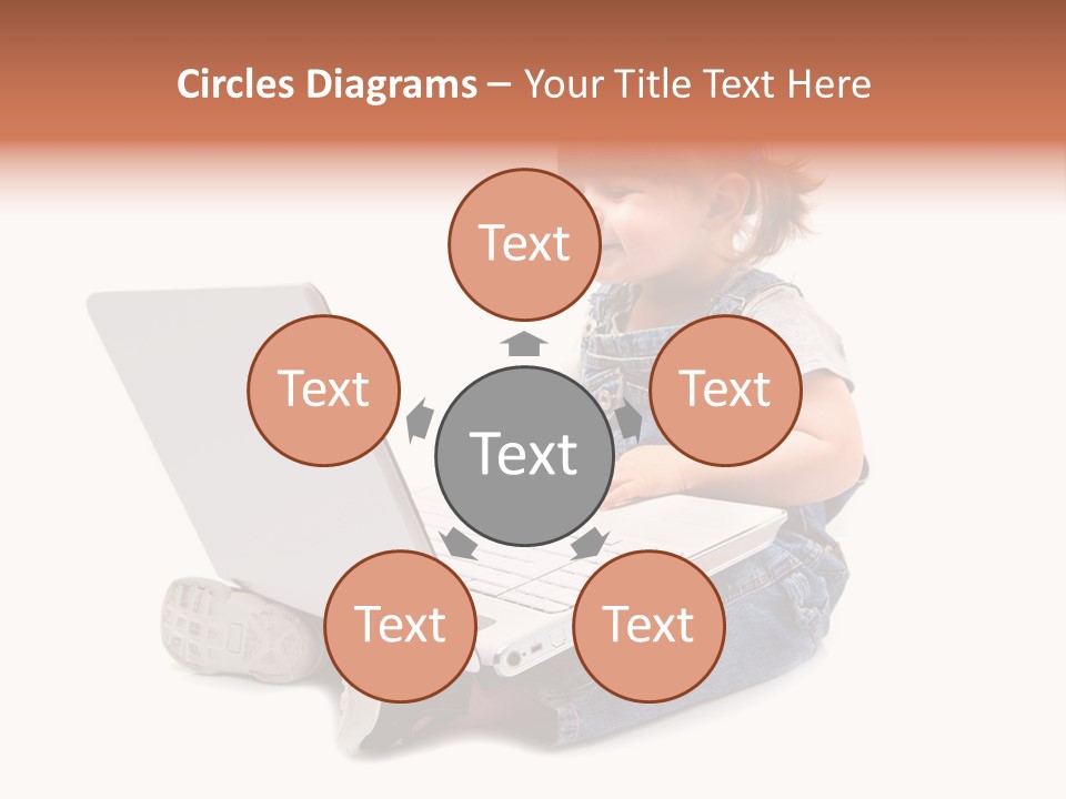 Female Looking Youth PowerPoint Template