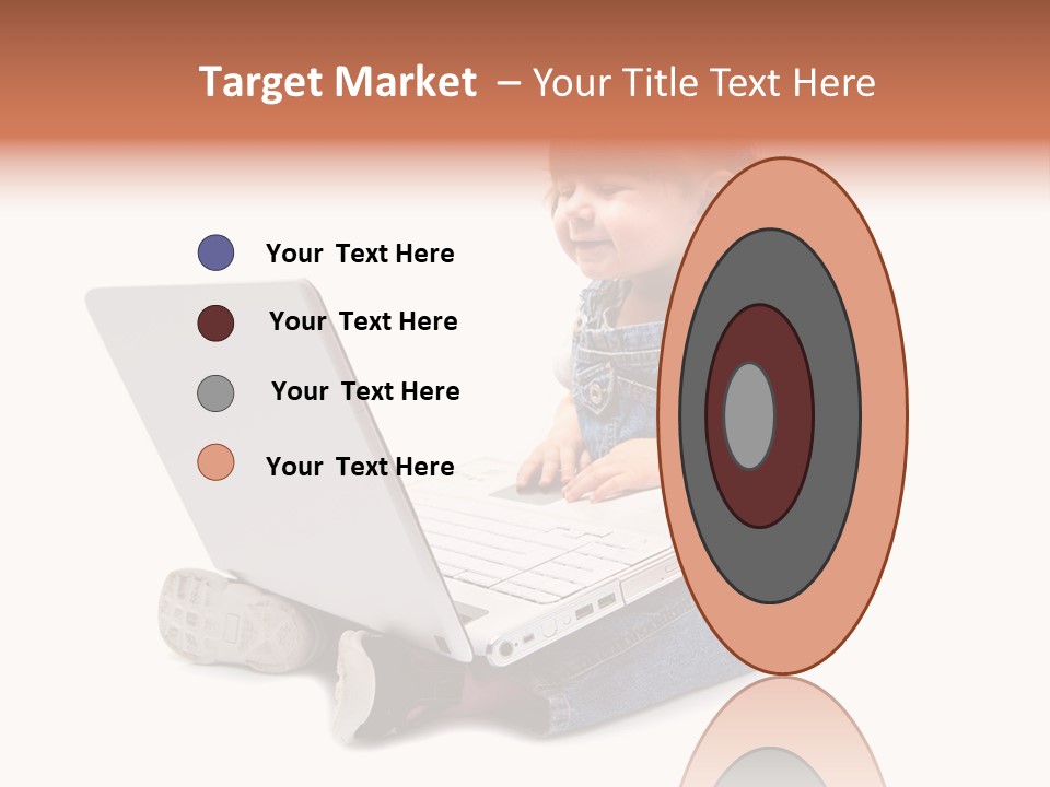 Female Looking Youth PowerPoint Template