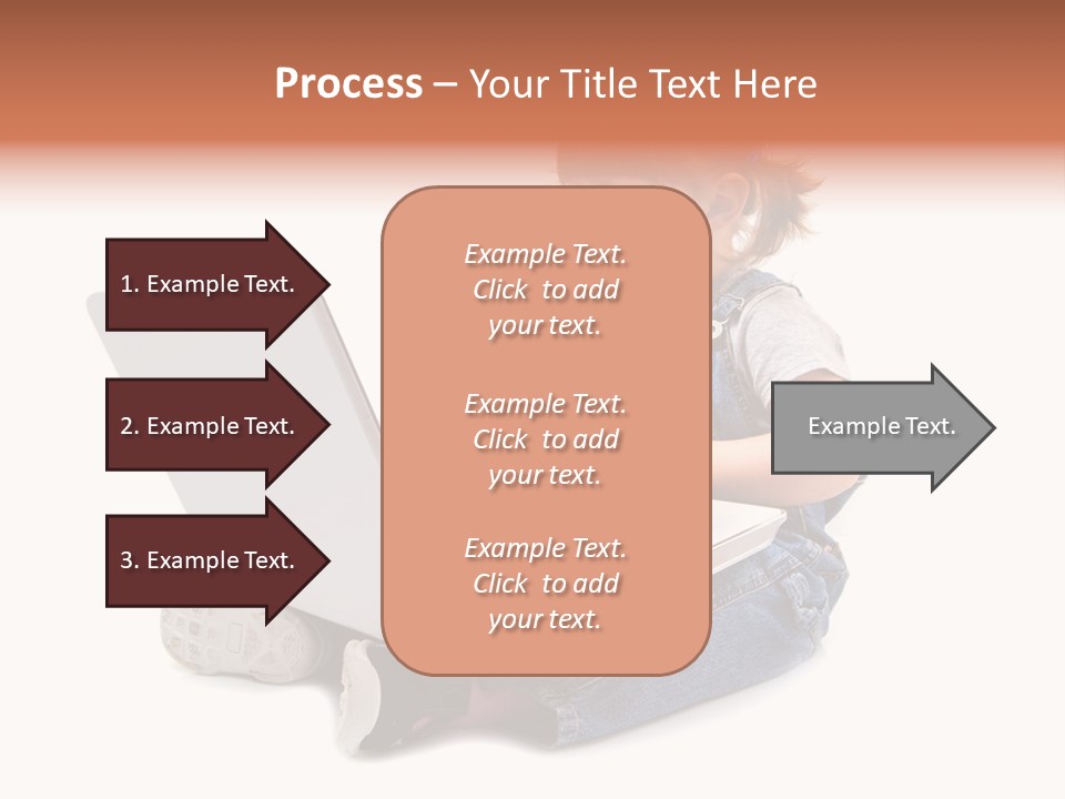 Female Looking Youth PowerPoint Template