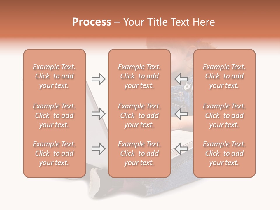 Female Looking Youth PowerPoint Template
