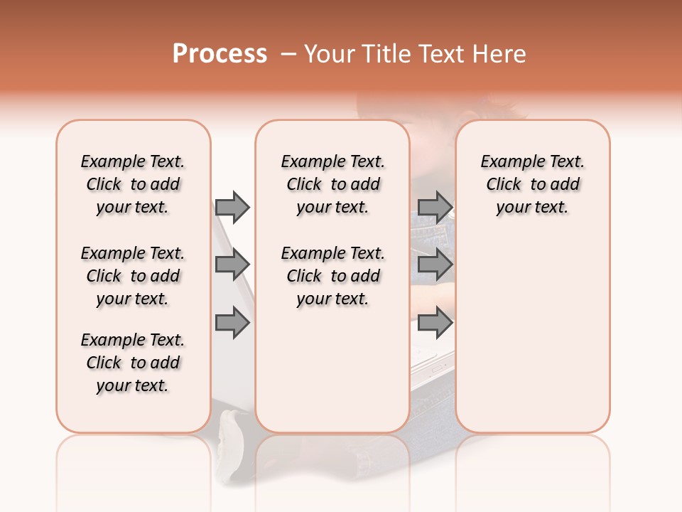 Female Looking Youth PowerPoint Template