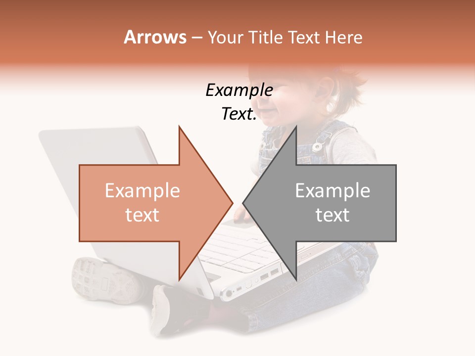 Female Looking Youth PowerPoint Template