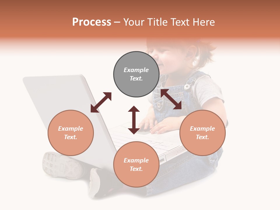 Female Looking Youth PowerPoint Template
