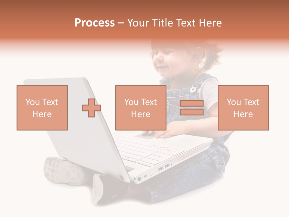 Female Looking Youth PowerPoint Template