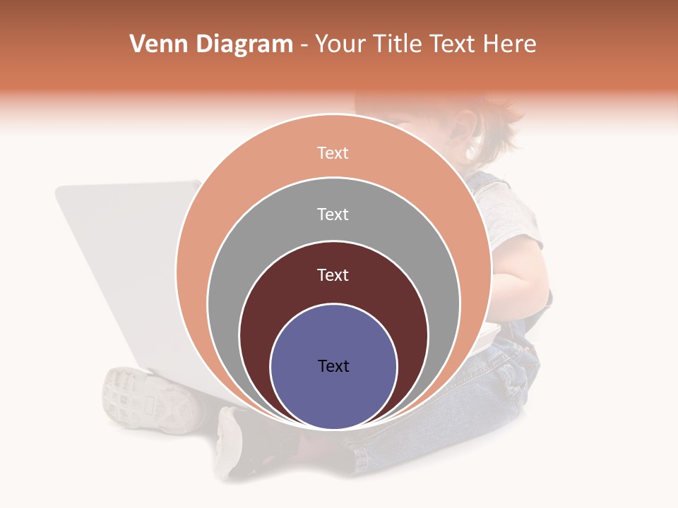 Female Looking Youth PowerPoint Template