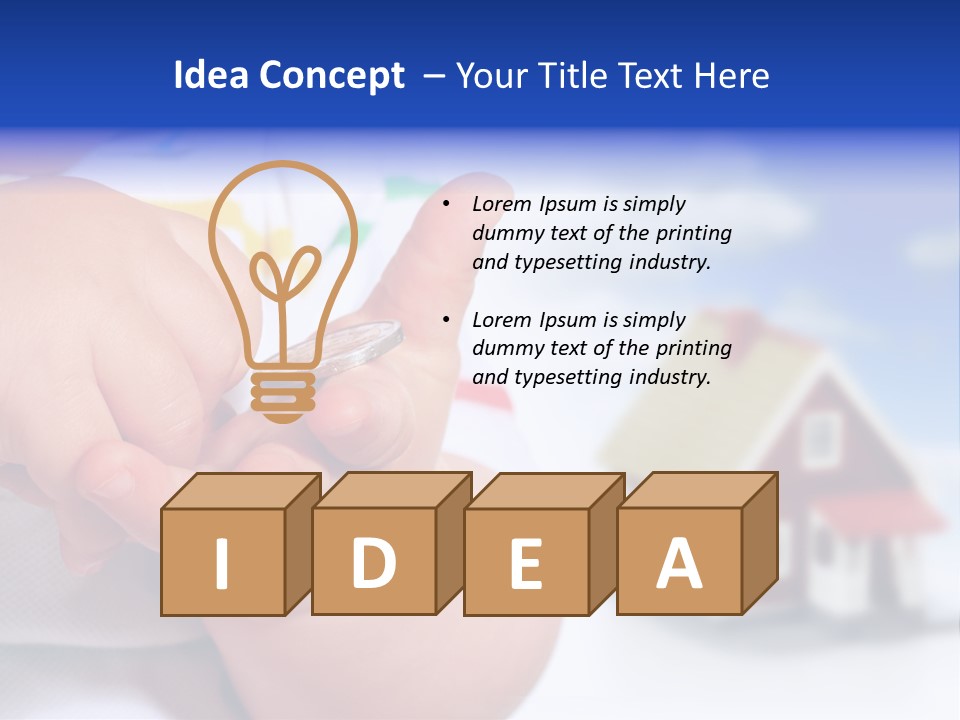 Idea Purchase Money PowerPoint Template