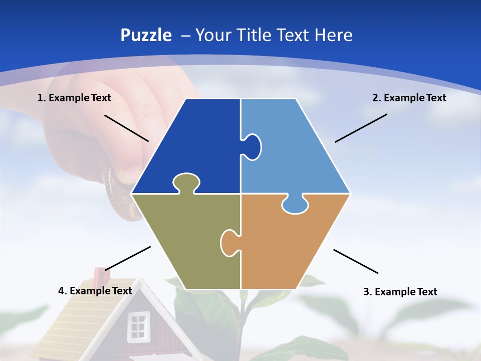 Euro Apartment Growing PowerPoint Template