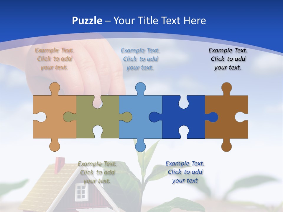 Euro Apartment Growing PowerPoint Template
